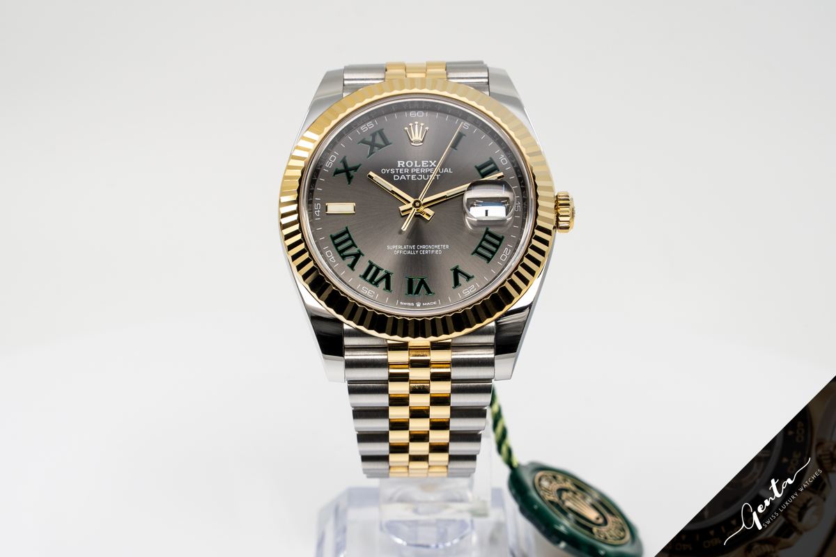 2019 Datejust 41 steel/yellow gold "Wimbledon" slate dial ...